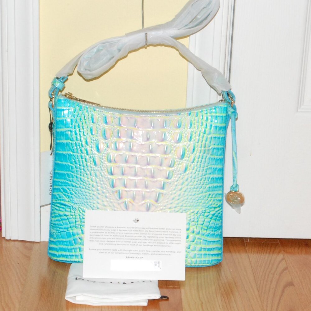 NWT Brahmin Katie Crossbody Cotton Candy Ombre Melbourne